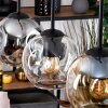 Ripoll lampa wisząca, kula świetlna, lampa wisząca kolory naturalne, czarny, 3-punktowe