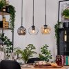 Ripoll lampa wisząca, kula świetlna, lampa wisząca kolory naturalne, czarny, 3-punktowe