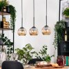 Ripoll lampa wisząca, kula świetlna, lampa wisząca kolory naturalne, czarny, 3-punktowe