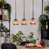 Ripoll lampa wisząca, kula świetlna, lampa wisząca kolory naturalne, czarny, 3-punktowe