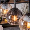 Koyoto lampa wisząca, kula świetlna, lampa wisząca kolory naturalne, czarny, 3-punktowe