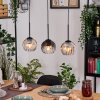 Koyoto lampa wisząca, kula świetlna, lampa wisząca kolory naturalne, czarny, 3-punktowe