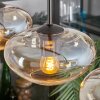 Mertola Lampa wisząca, Lampa wisząca W kolorze bursztynu, Przezroczysty, 4-punktowe