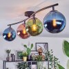 Gastor lampa sufitowa, kula świetlna niebeieski, zielony, miedziany, 4-punktowe