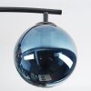 Gastor lampa sufitowa, kula świetlna niebeieski, chrom, zielony, miedziany, przydymiony, 4-punktowe