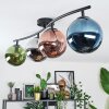 Gastor lampa sufitowa, kula świetlna niebeieski, chrom, zielony, miedziany, przydymiony, 4-punktowe