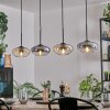 Mertola lampa wisząca, lampa wisząca bursztynowy, przezroczysty, przydymiony, 4-punktowe