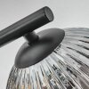 Ripoll lampa sufitowa, kula świetlna bursztynowy, przezroczysty, przydymiony, 3-punktowe