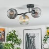 Ripoll lampa sufitowa, kula świetlna bursztynowy, przezroczysty, przydymiony, 3-punktowe