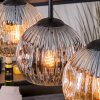 Koyoto lampa wisząca, kula świetlna, lampa wisząca kolory naturalne, czarny, 3-punktowe