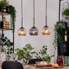 Koyoto lampa wisząca, kula świetlna, lampa wisząca kolory naturalne, czarny, 3-punktowe
