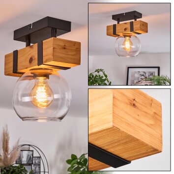 Sernadelo Lampa sufitowa, Kula świetlna Ecru, Czarny, 1-punktowy