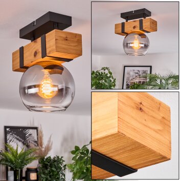 Sernadelo Lampa sufitowa, Kula świetlna Ecru, Czarny, 1-punktowy