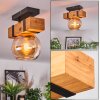 Sernadelo lampa sufitowa, kula świetlna kolory naturalne, czarny, 1-punktowy