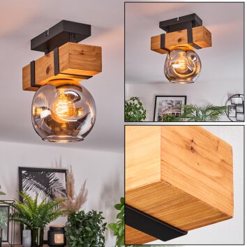 Sernadelo Lampa sufitowa, Kula świetlna Ecru, Czarny, 1-punktowy