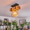 Sernadelo lampa sufitowa, kula świetlna kolory naturalne, czarny, 1-punktowy