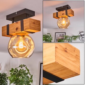 Sernadelo Lampa sufitowa, Kula świetlna Ecru, Czarny, 1-punktowy