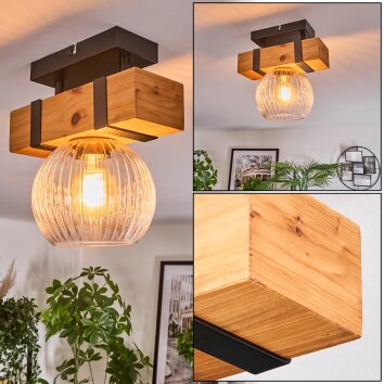 Sernadelo Lampa sufitowa, Kula świetlna Ecru, Czarny, 1-punktowy