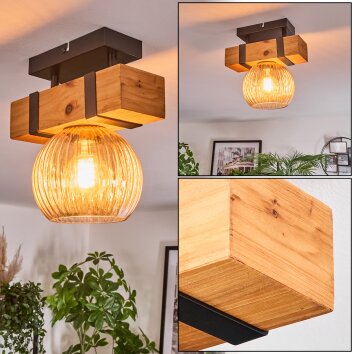 Sernadelo Lampa sufitowa, Kula świetlna Ecru, Czarny, 1-punktowy