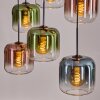 Lauden Lampa wisząca, Lampa wisząca Niebeieski, Zielony, Przezroczysty, W kolorze miedzi, 6-punktowe