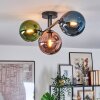 Gastor lampa sufitowa, kula świetlna niebeieski, zielony, miedziany, 3-punktowe