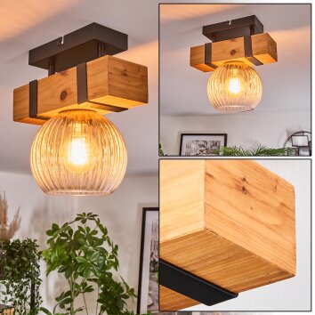 Sernadelo Lampa sufitowa, Kula świetlna Ecru, Czarny, 1-punktowy