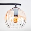 Koyoto lampa sufitowa, kula świetlna bursztynowy, przezroczysty, 4-punktowe