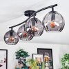 Koyoto lampa sufitowa, kula świetlna przydymiony, 4-punktowe