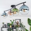 Gastor lampa sufitowa, kula świetlna niebeieski, zielony, przezroczysty, miedziany, 4-punktowe