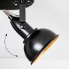 Toren Lampa sufitowa, Spot sufitowy Chrom, Czarny, 3-punktowe