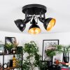 Toren Lampa sufitowa, Spot sufitowy Chrom, Czarny, 3-punktowe