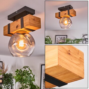 Sernadelo Lampa sufitowa, Kula świetlna Ecru, Czarny, 1-punktowy