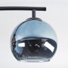 Koyoto lampa sufitowa, kula świetlna niebeieski, złoty, zielony, miedziany, 4-punktowe