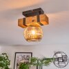 Sernadelo lampa sufitowa, kula świetlna kolory naturalne, czarny, 1-punktowy