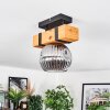 Sernadelo lampa sufitowa, kula świetlna kolory naturalne, czarny, 1-punktowy