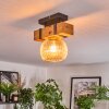 Sernadelo lampa sufitowa, kula świetlna kolory naturalne, czarny, 1-punktowy