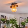 Sernadelo lampa sufitowa, kula świetlna kolory naturalne, czarny, 1-punktowy