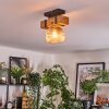Sernadelo lampa sufitowa, kula świetlna kolory naturalne, czarny, 1-punktowy