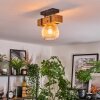 Sernadelo lampa sufitowa, kula świetlna kolory naturalne, czarny, 1-punktowy