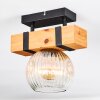 Sernadelo lampa sufitowa, kula świetlna kolory naturalne, czarny, 1-punktowy