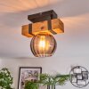 Sernadelo lampa sufitowa, kula świetlna kolory naturalne, czarny, 1-punktowy