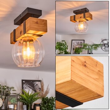 Sernadelo Lampa sufitowa, Kula świetlna Ecru, Czarny, 1-punktowy