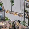 Mertola lampa wisząca, lampa wisząca bursztynowy, przydymiony, 4-punktowe