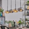 Mertola lampa wisząca, lampa wisząca bursztynowy, przydymiony, 4-punktowe