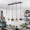 Mertola lampa wisząca, lampa wisząca bursztynowy, przydymiony, 4-punktowe