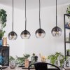 Koyoto lampa wisząca, kula świetlna, lampa wisząca przezroczysty, przydymiony, 4-punktowe