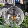 Koyoto lampa wisząca, kula świetlna, lampa wisząca przezroczysty, przydymiony, 4-punktowe