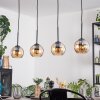 Koyoto lampa wisząca, kula świetlna, lampa wisząca bursztynowy, 4-punktowe