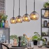 Koyoto lampa wisząca, kula świetlna, lampa wisząca bursztynowy, 4-punktowe