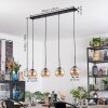 Koyoto lampa wisząca, kula świetlna, lampa wisząca bursztynowy, 4-punktowe